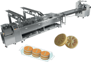 Sandwich Biscuit  Packing Machine